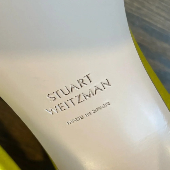 Stuart Weitzman Nudist Satin Sandals Size 8 - Picture 10 of 12